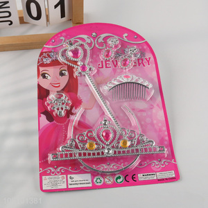 New Arrival Kids Girls Pretend Play Princess Dress Up Toys Set