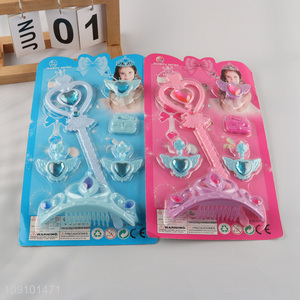 New Arrival Pretend Play Princess Dress Up Toys Set for Girls