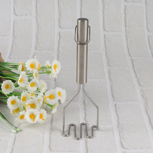 China factory stainless steel kitchen gadget potato press for sale