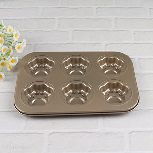 Hot products cat paw shape non-stick cake mold baking mold for sale
