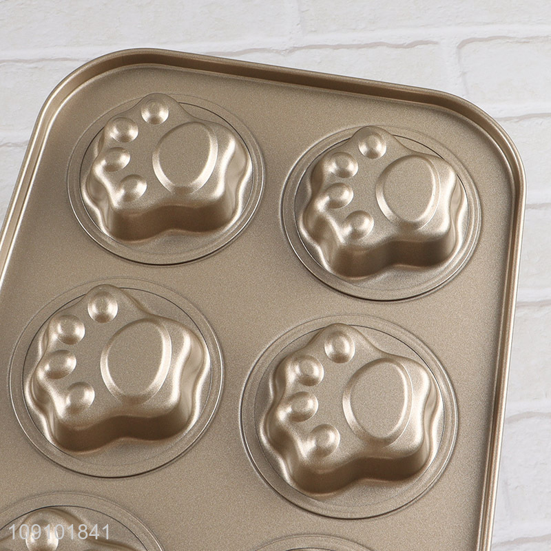 Hot products cat paw shape non-stick cake mold baking mold for sale