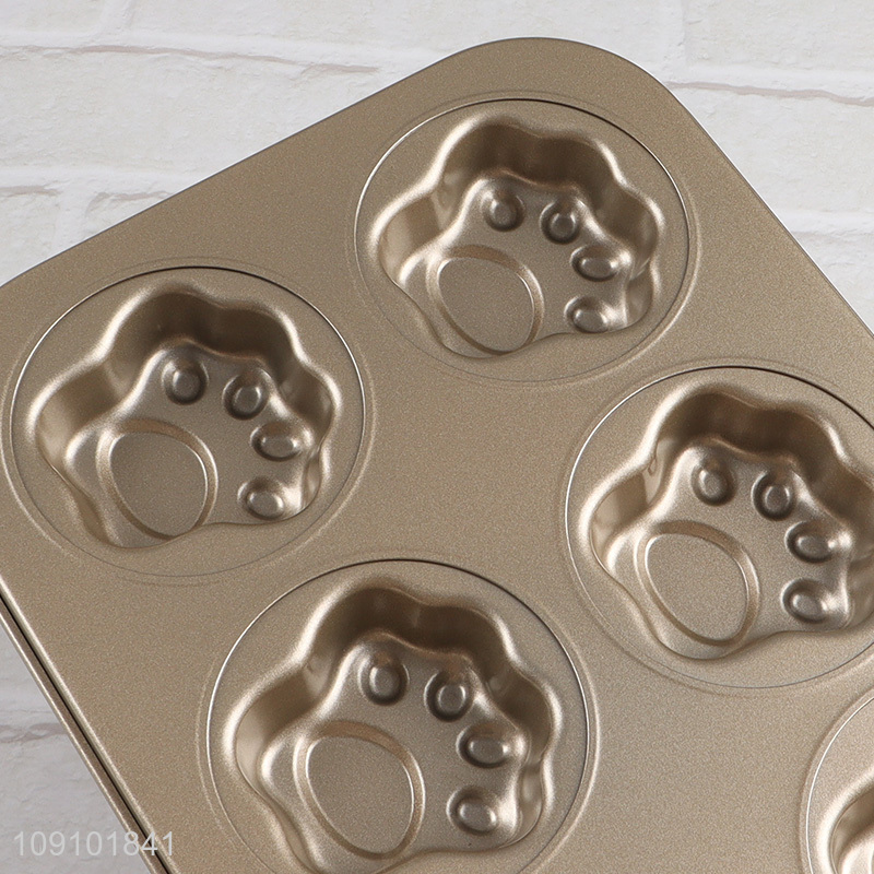 Hot products cat paw shape non-stick cake mold baking mold for sale