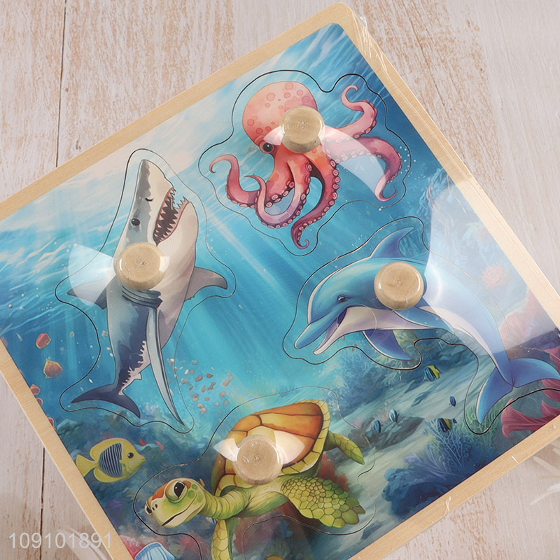 Best selling sea animal series baby 3d puzzle toys jigsaw toys