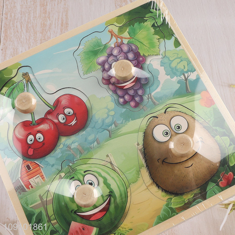 China products fruits shape baby 3d puzzle toys jigsaw games
