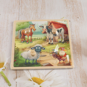 Latest products cartoon baby 3d puzzle toys early educational toys