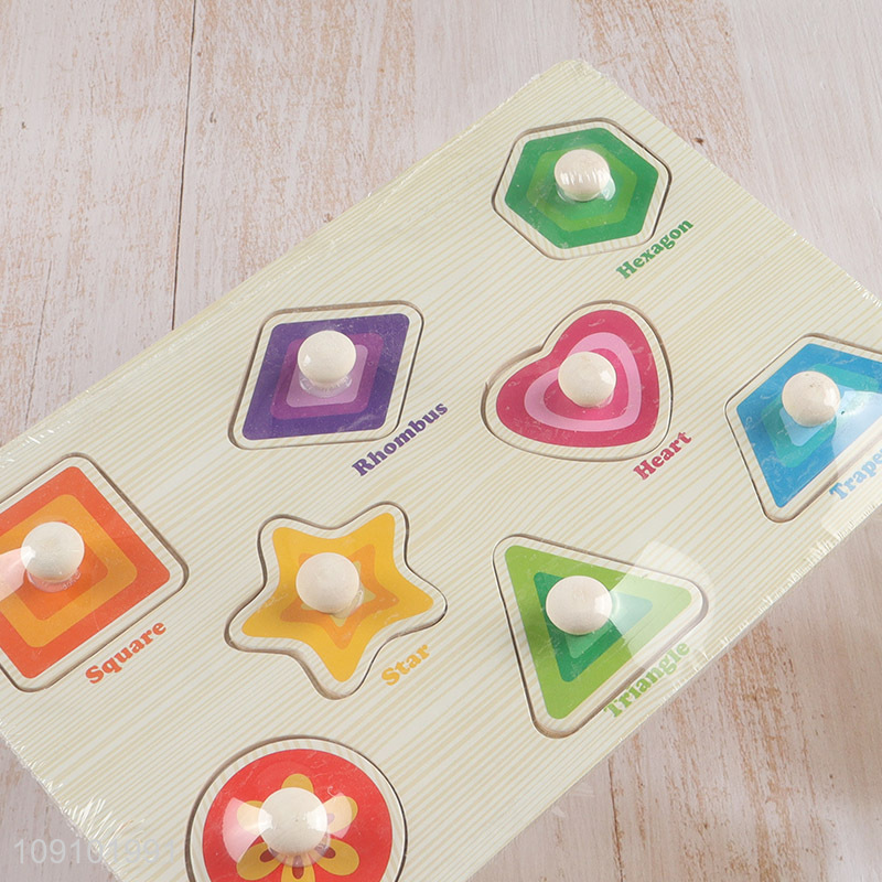 Hot sale wooden baby 3d puzzle toys educational toys wholesale