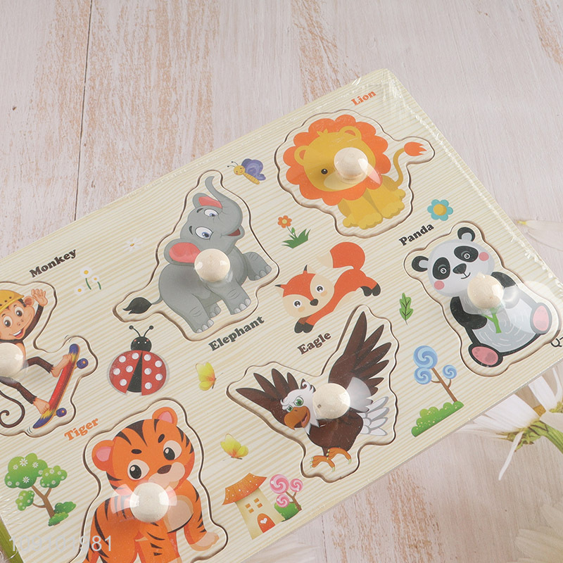 Top selling animal series baby 3d puzzle toys jigsaw games wholesale