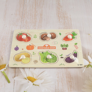 Top sale vegetable series baby 3d puzzle toys early educational toys