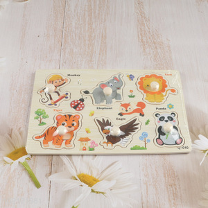 Top selling animal series baby 3d puzzle toys jigsaw games wholesale