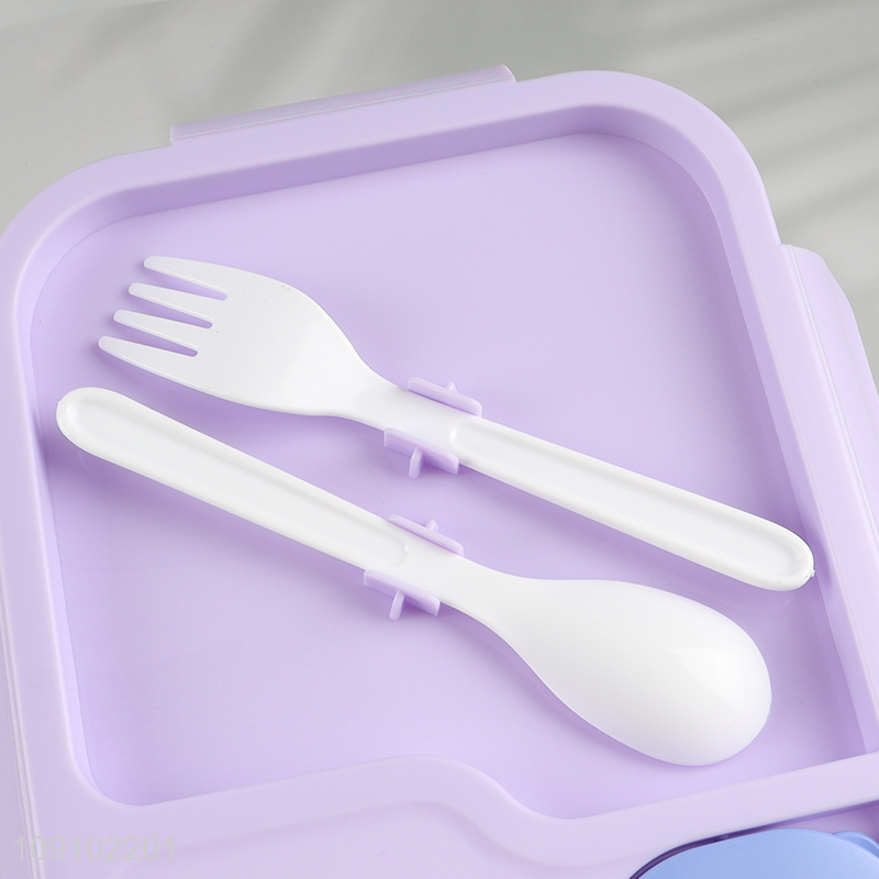 Top quality 1450ml portable school kids lunch box with tableware