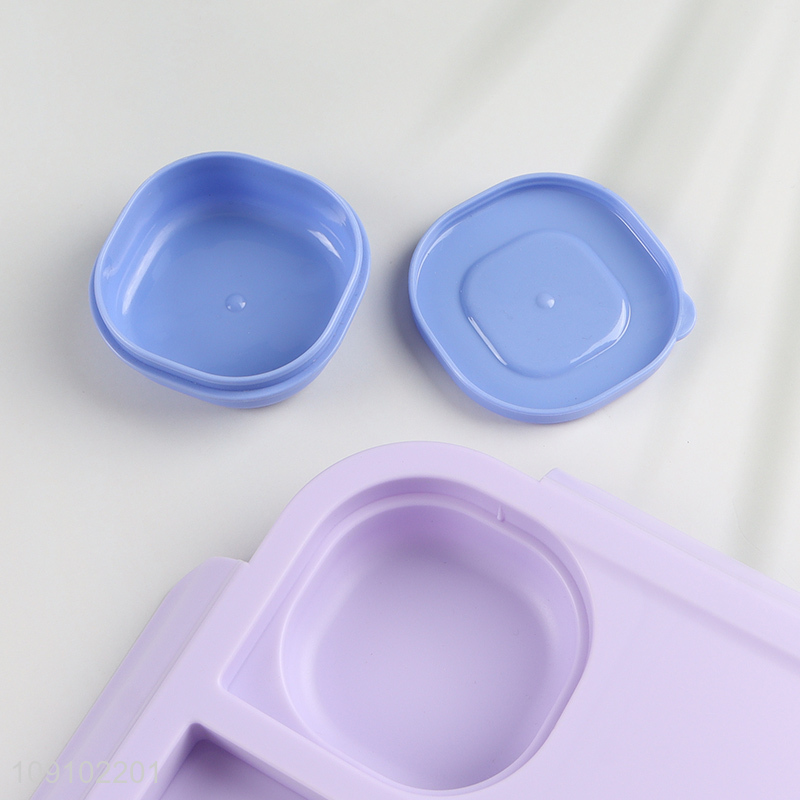 Top quality 1450ml portable school kids lunch box with tableware