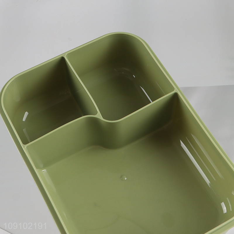 Best sale portable kids school lunch box with tableware set