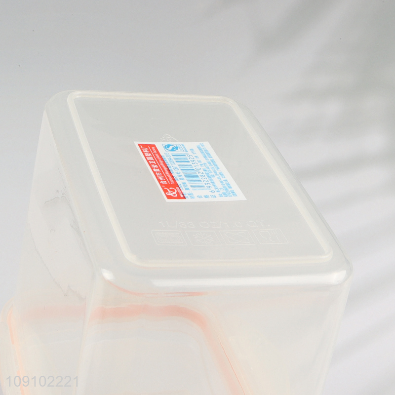 Hot selling clear household plastic sealed storage jar wholesale