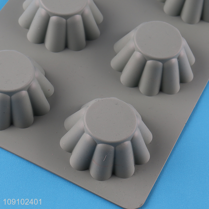 Wholesale 6-Cavity Silicone Cake Molds for for Candy Jelly Chocolate Pudding