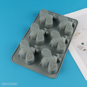 China Imports 6-Cavity Bumble Bee Silicone Cake Molds for Chocolate Candy