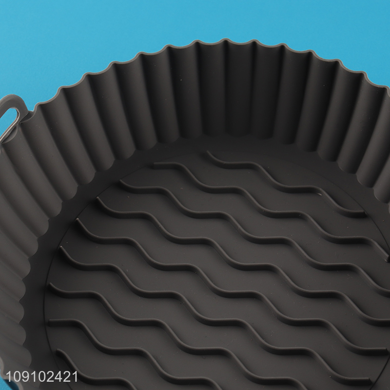 Online Wholesale Food Grade Heat Resistant Silicone Air Fryer Liner Pot