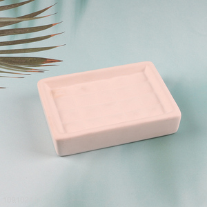 China factory ceramic bathroom accessories soap holder for household