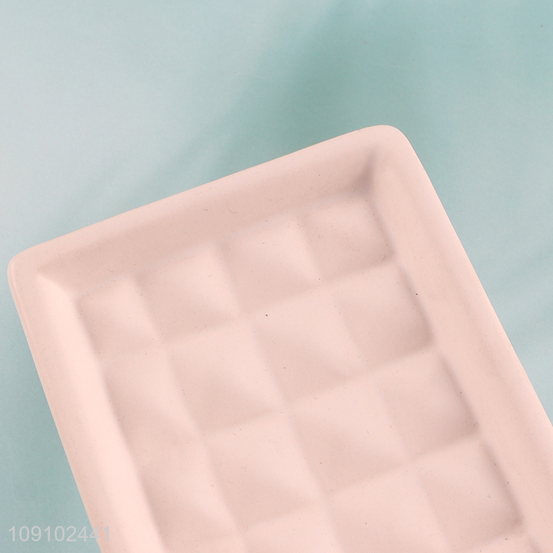 China factory ceramic bathroom accessories soap holder for household