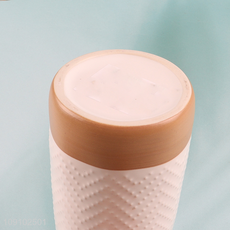 Top quality ceramic household bathroom accessories mouthwash cup