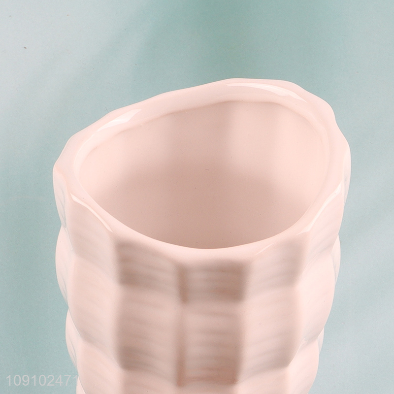 Top selling ceramic bathroom accessories mouthwash cup wholesale