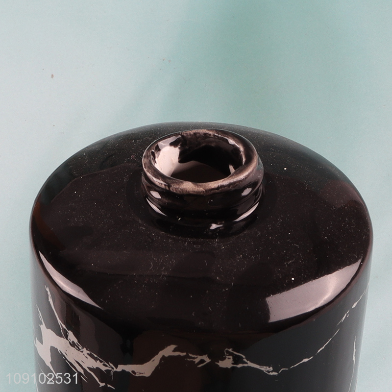 Factory price household bathroom accessories ceramic liquid soap dispenser