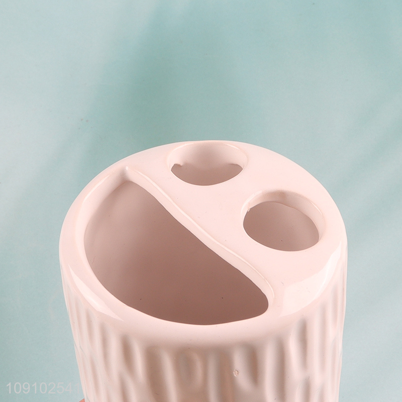 Online wholesale ceramic household bathroom accessories toothbrush holder
