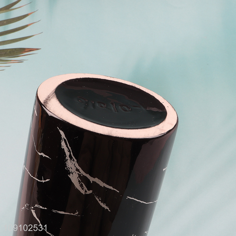 Factory price household bathroom accessories ceramic liquid soap dispenser