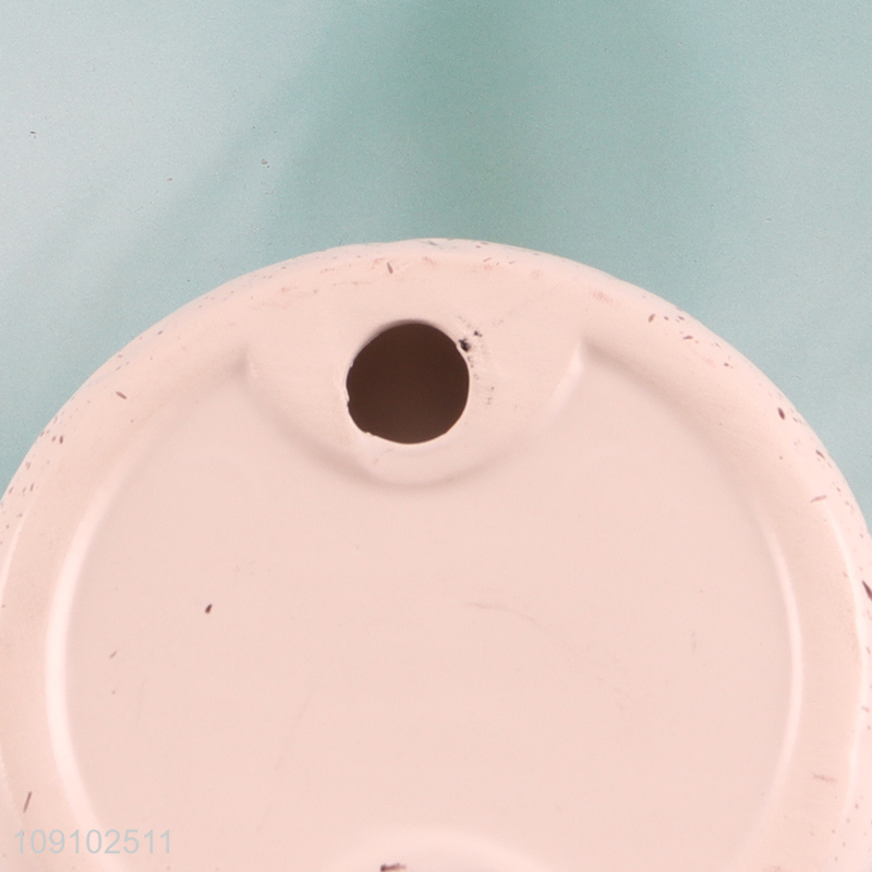 Yiwu market round ceramic bathroom accessories soap holder