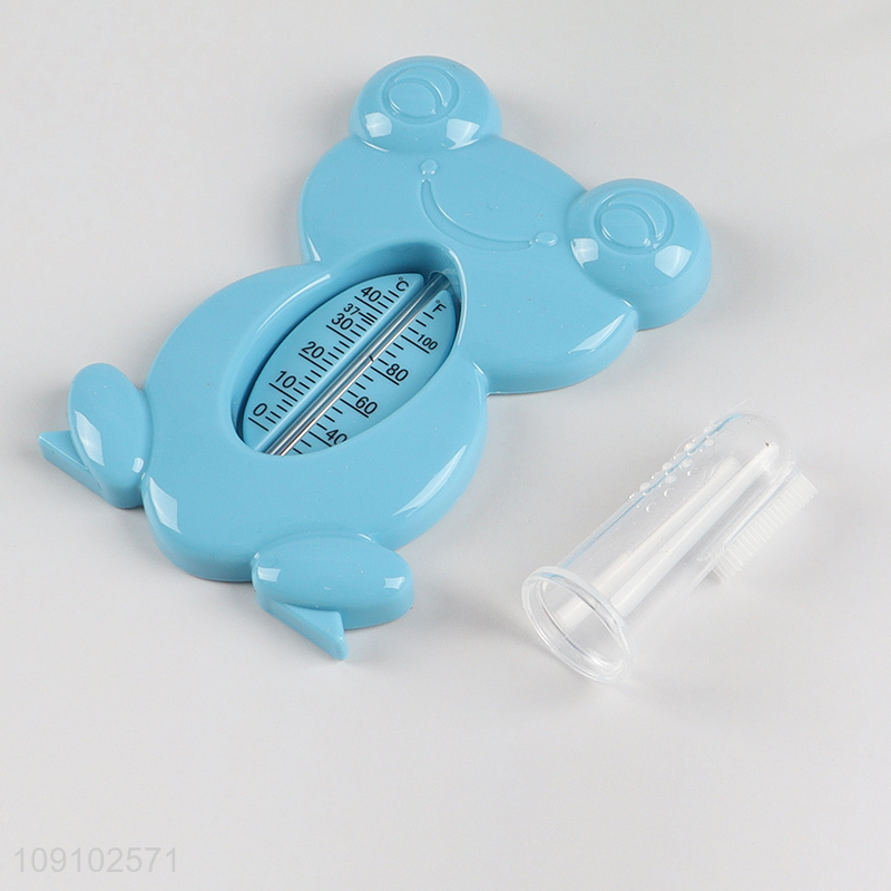 Online wholesale professional bpa free baby care kit with water thermometer