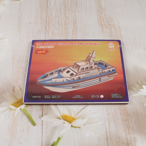 Most popular 3d wood simulation model lifeboat puzzle toys for sale