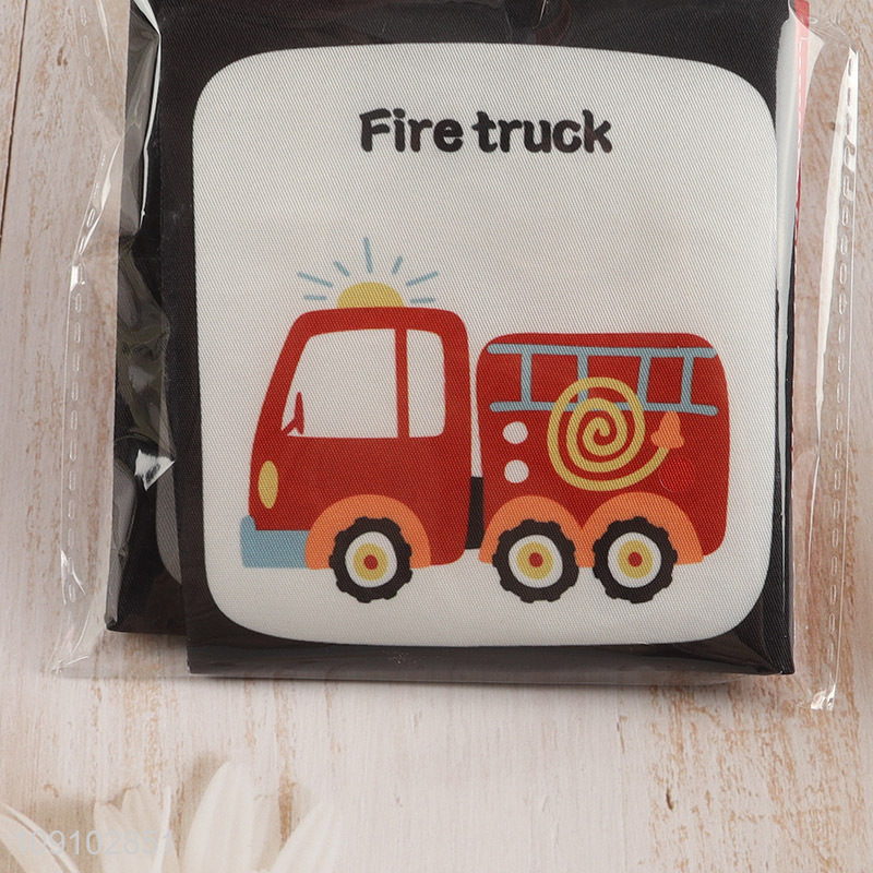 Top selling traffic series baby cloth book baby early educational toys