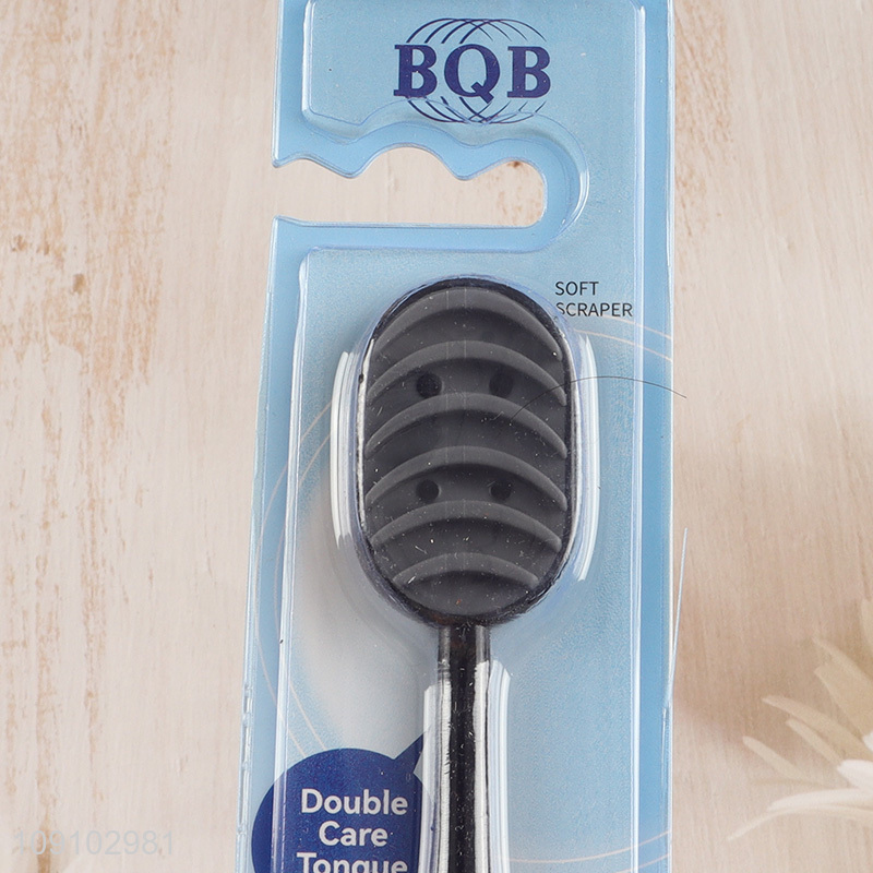 Latest products adult double care tongue scraper tongue cleaner