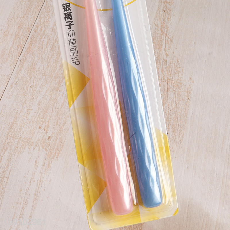 Hot products 2pcs soft bristle adult oral care toothbrush