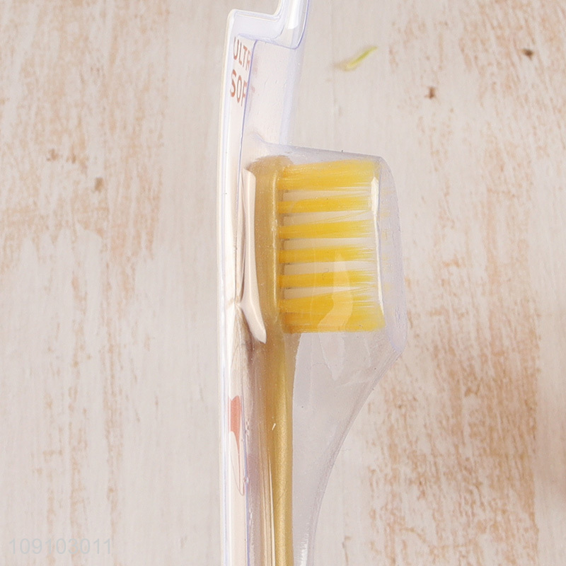 Latest design adult oral care soft bristle toothbrush for sale
