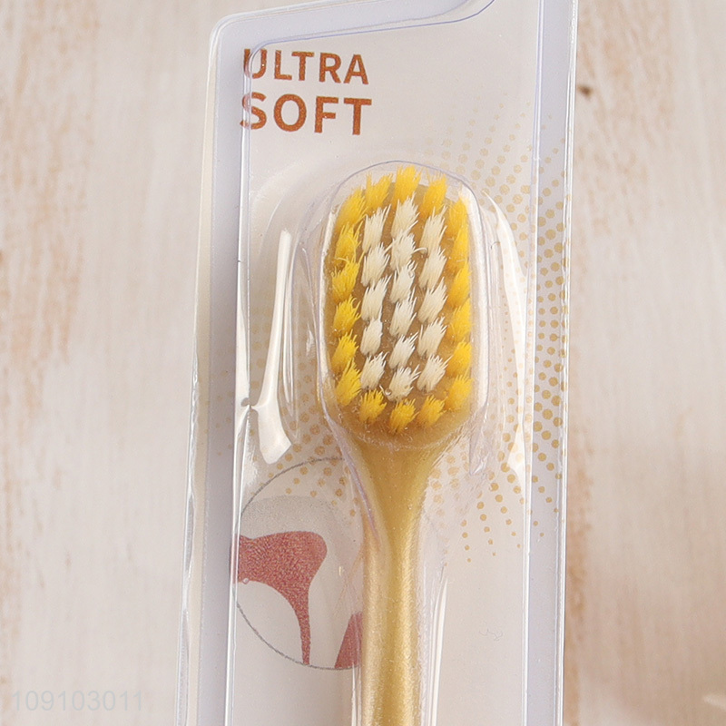 Latest design adult oral care soft bristle toothbrush for sale