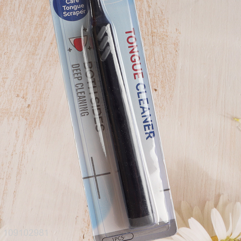 Latest products adult double care tongue scraper tongue cleaner