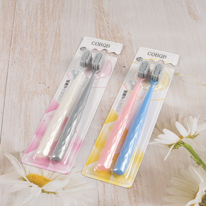 Hot products 2pcs soft bristle adult oral care toothbrush