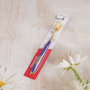 Latest design adult oral care soft bristle toothbrush for sale