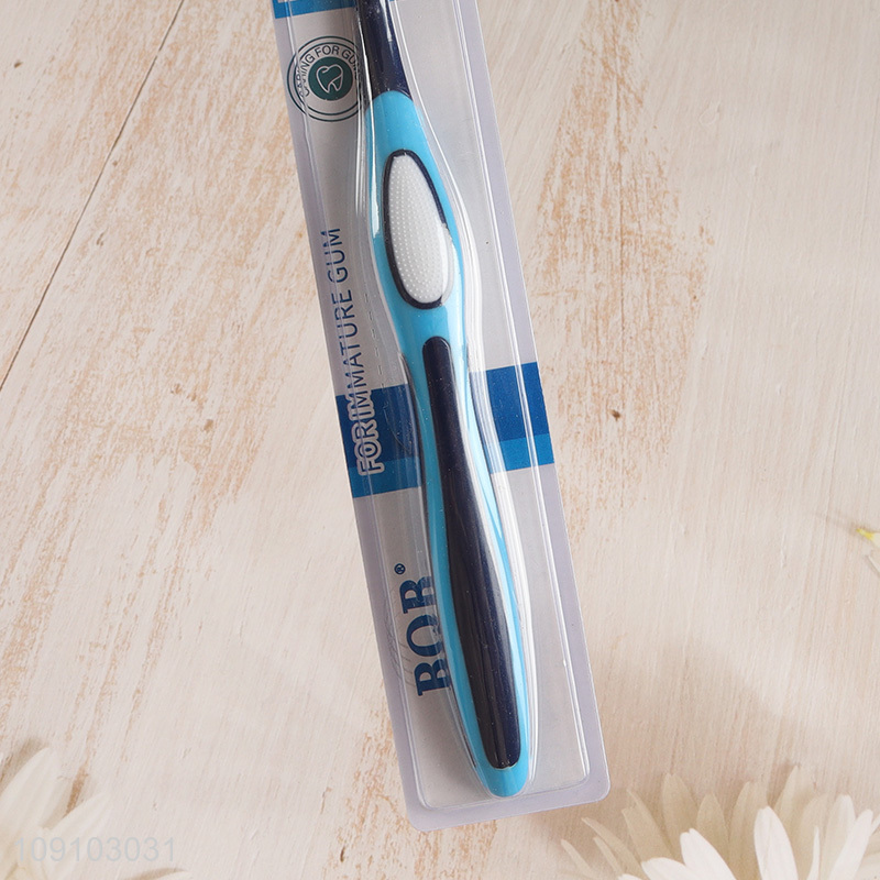 Top quality adult oral care soft bristle toothbrush for teeth cleaning