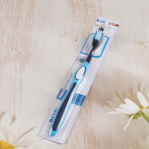 Top quality adult oral care soft bristle toothbrush for teeth cleaning