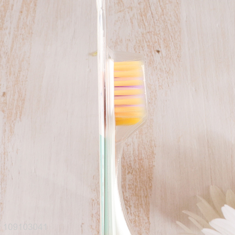 China wholesale 2pcs adult teeth cleaning toothbrush set