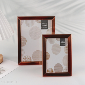 China Imports 4X6 6X8 Inch Plastic Photo Frame for Tabletop Display