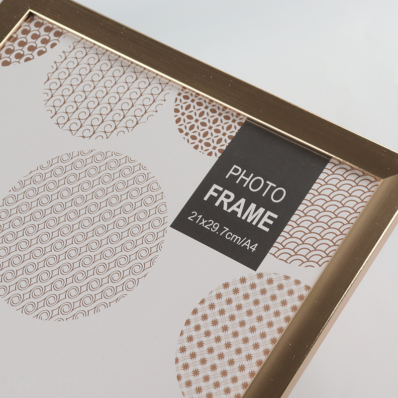 Factory Price A4 Plastic Certificate Frame Diploma Frame for Wall Mounting