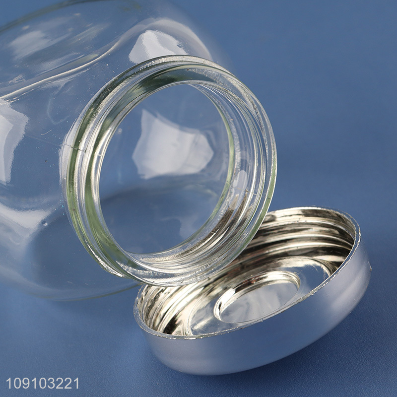 Wholesale Glass Food Storage Jar Airtight Glass Jar for Loose Tea