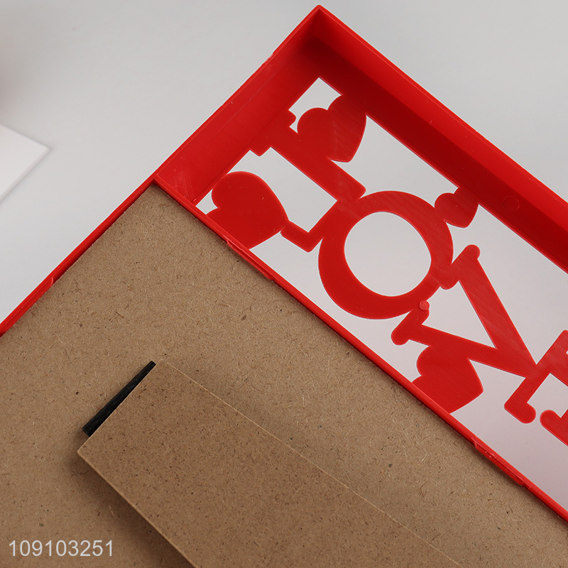 Online Wholesale 4X6 Inch Love Design Photo Frame Wedding Picture Frame