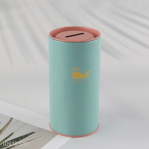 Hot Selling Tin Piggy Bank Metal Money Box for Kids Adults