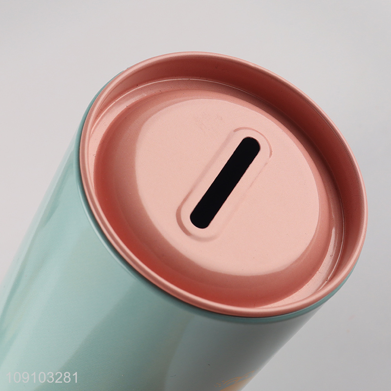 Hot Selling Tin Piggy Bank Metal Money Box for Kids Adults