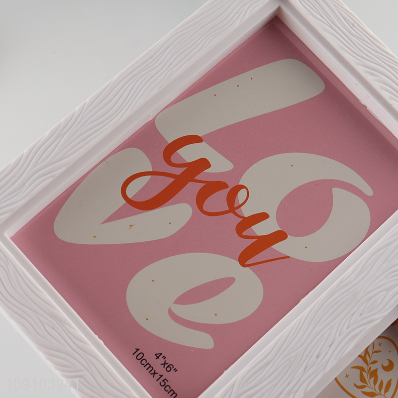 New Product 2 Opening 4X6 Inch Collage Picture Frame Family Photo Frame