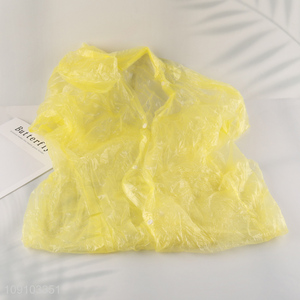 Online Wholesale Disposable Pe Raincoat Rain Ponchos for Kids