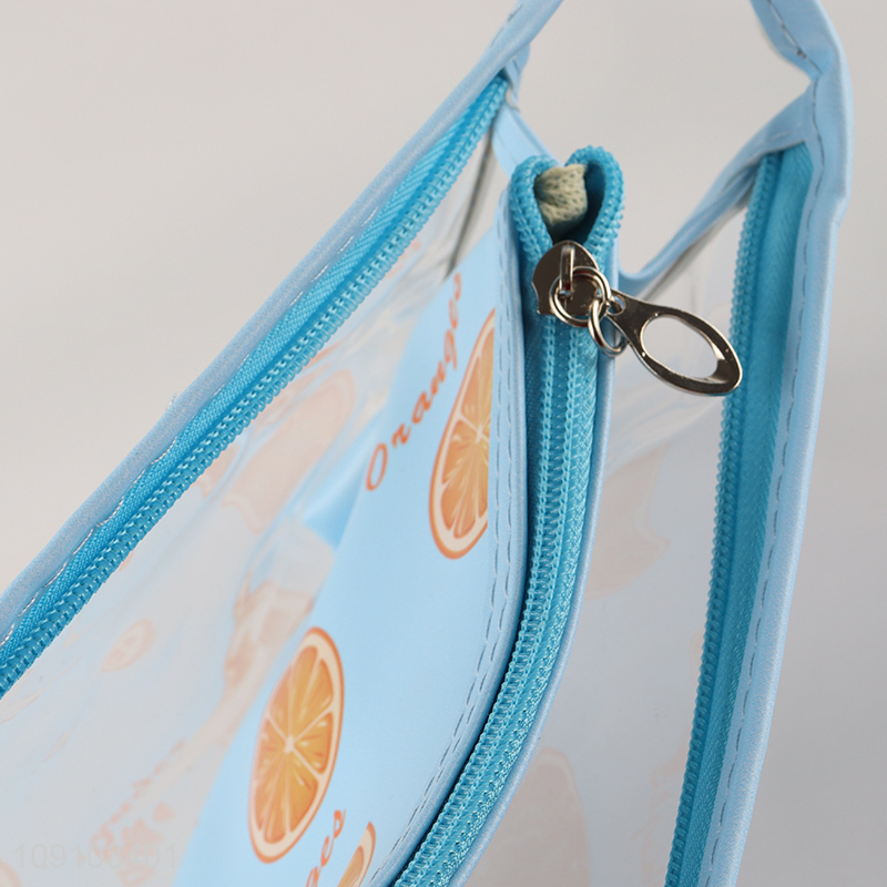 China Imports 2 Pack Portable Waterproof Pu Leather Makeup Bags Set